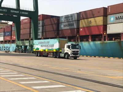 無人駕駛港口集裝箱運輸車，中國這次厲害了！